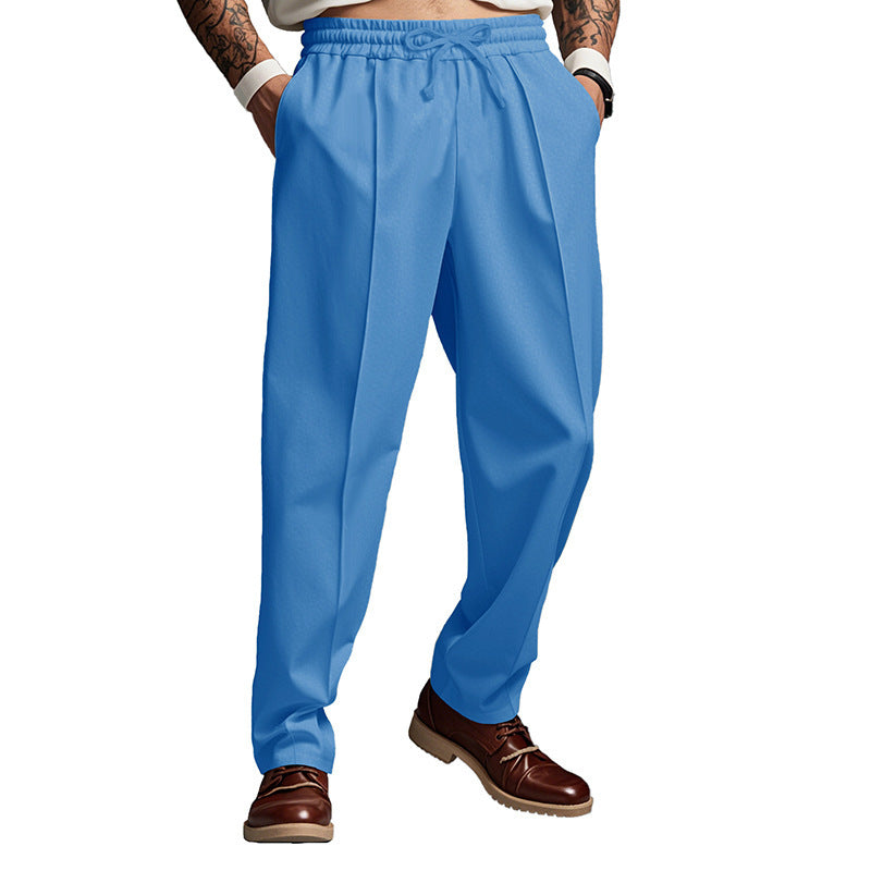 Mens Casual Straight Leg Pants
