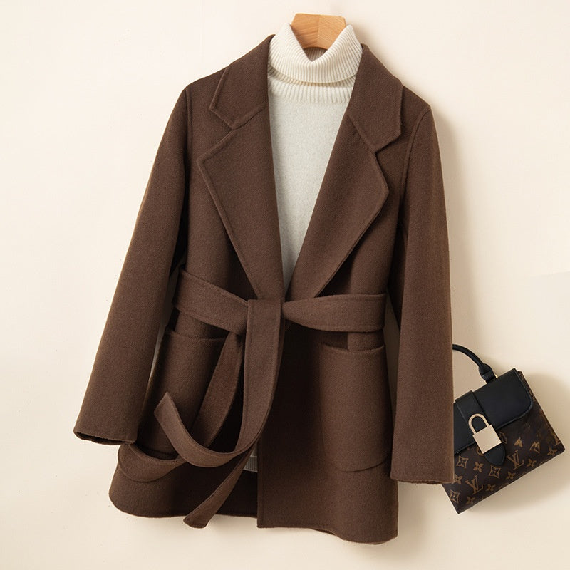 Winter and autumn cashmere coat and woolen jacket