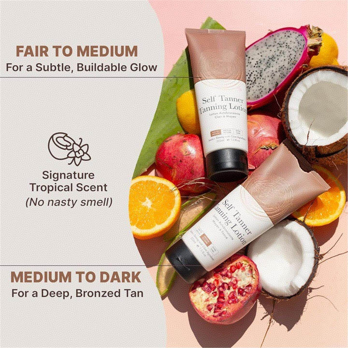 Tanning body lotion