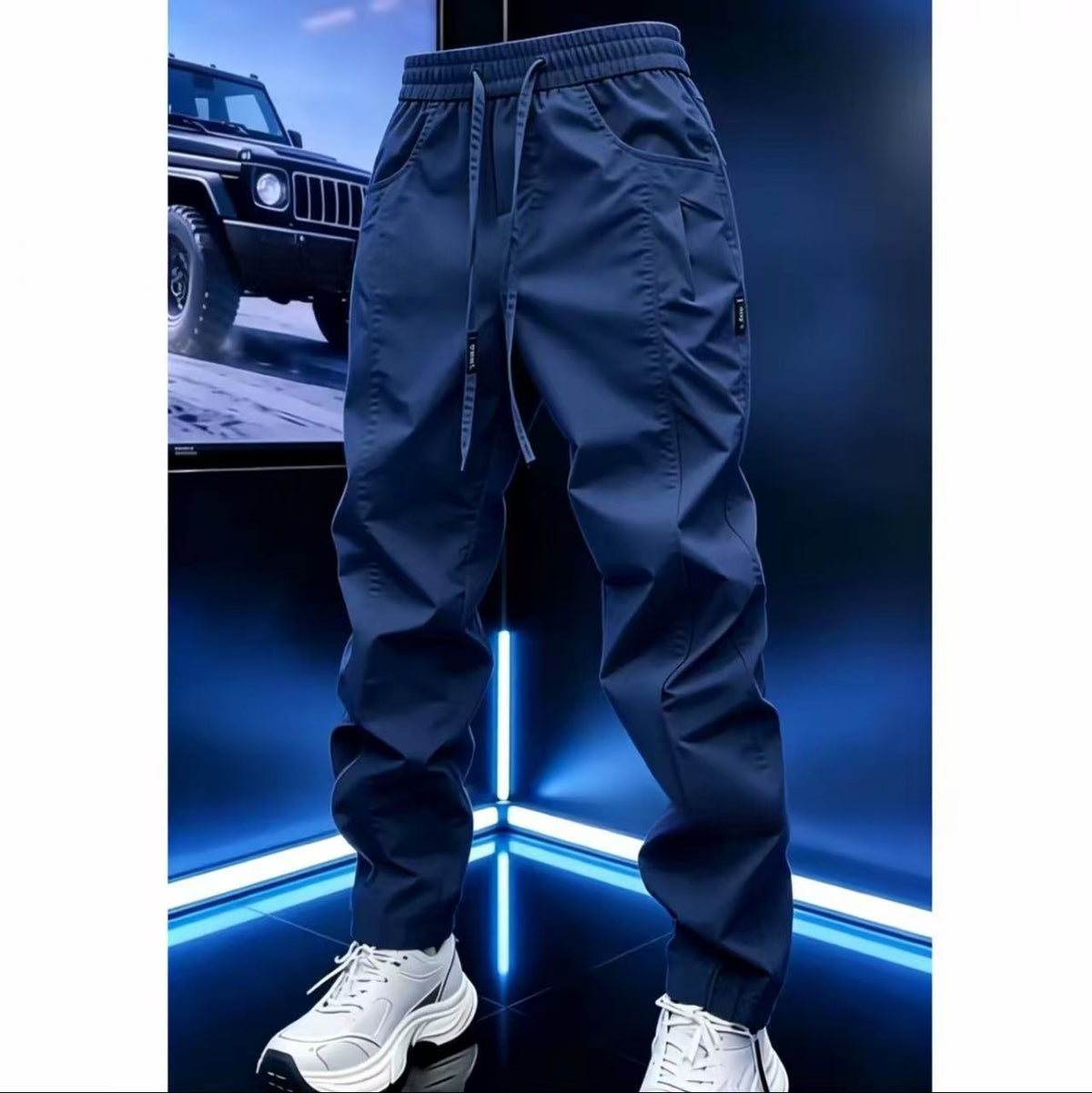 Mens Drawstring Jogger Pants