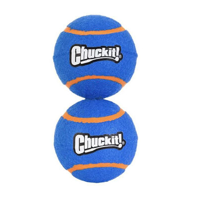 Chuckit! Squeaker Tennis Ball 2-Pack for Fetch Medium