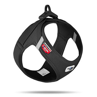 Curli Vest Harness Air-Mesh Black Lightweight Dog Harness Medium