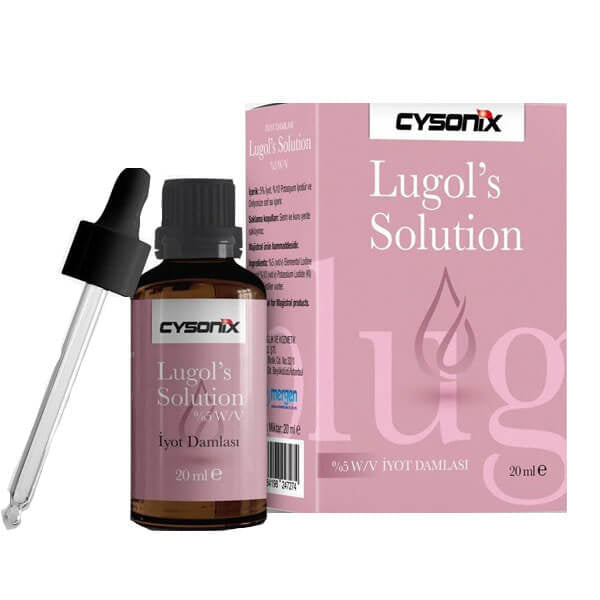 Cysonix Lugol Solution 5% Iodine Supplement 20 ml