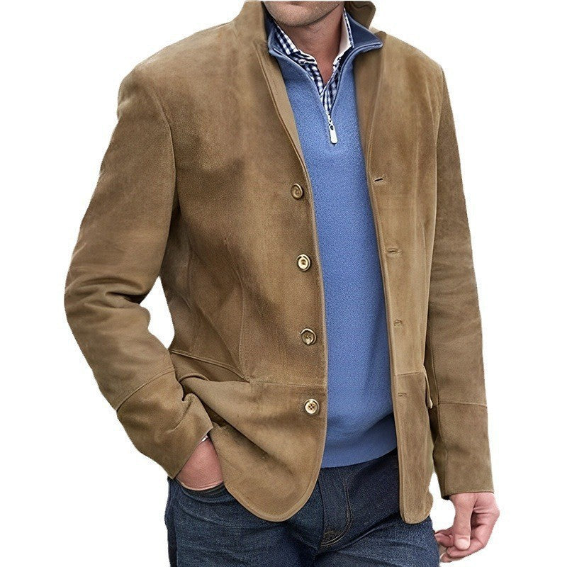 Retro Lapel Casual Jacket