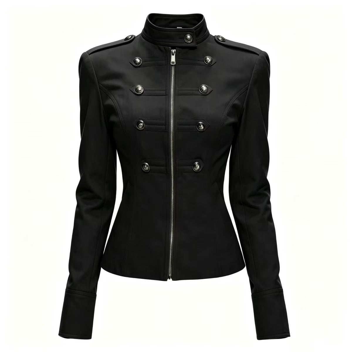 Retro-style elegant jacket coat