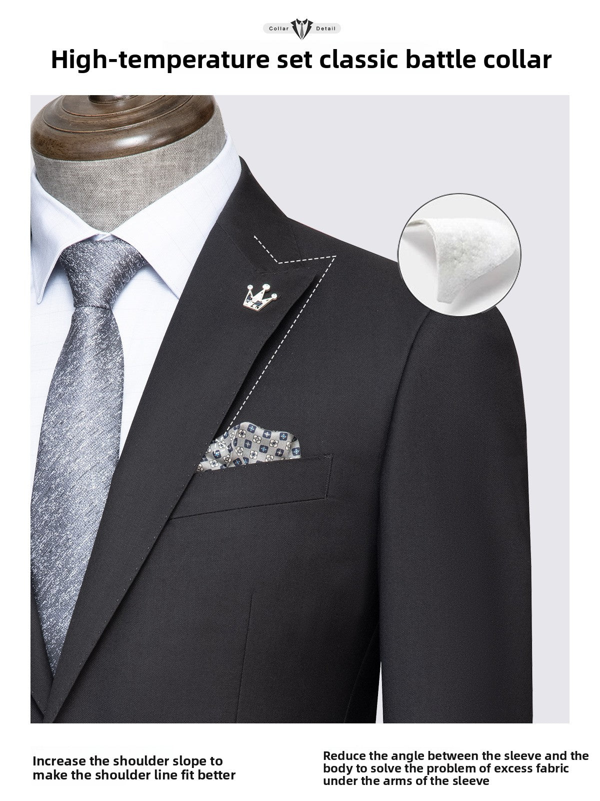 Mens Business Suit Jacket and Trousers