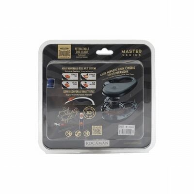 Doggie Master Series Retractable Dog Leash Medium Blue