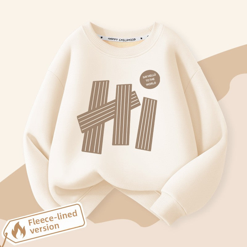 Junior and teen one-piece fleece hoodie