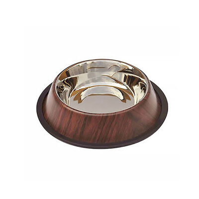 EuroDog Bamboo Pattern Pet Bowl Large Capacity 64 oz