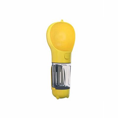 EuroDog Dog Travel Water Bottle Portable Yellow 500ml