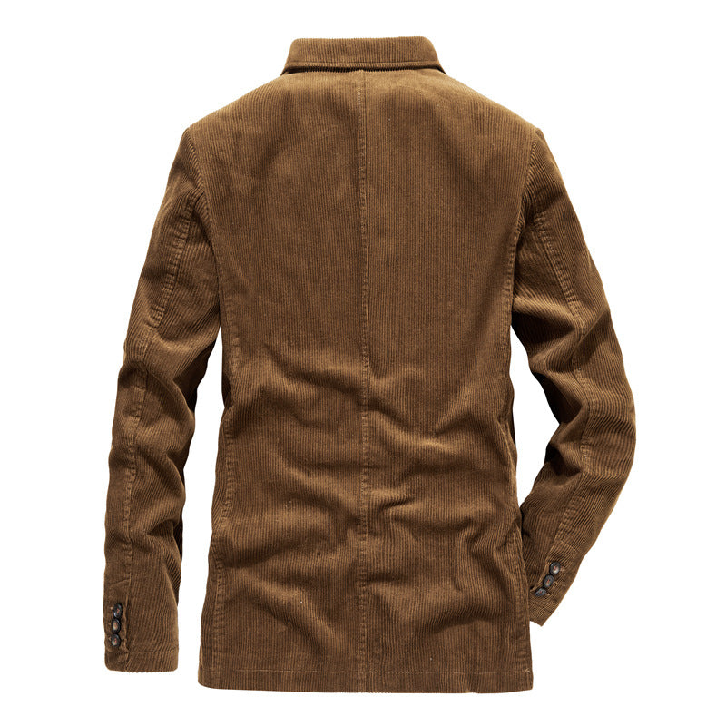 Mens Retro Corduroy Suit