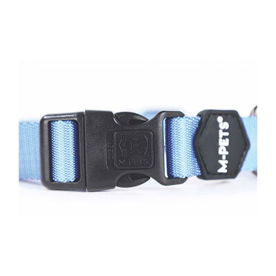 M-Pets Gentle Padded Dog Collar Blue Large 38-66 cm