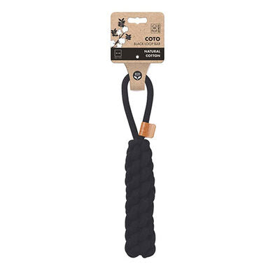 M-Pets COTO Black Loop Bar Cotton Rope Dog Toy 34 cm