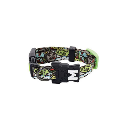 M-Pets Urban Style Freestyle Dog Collar Multicolor Medium 30.5-50.8cm