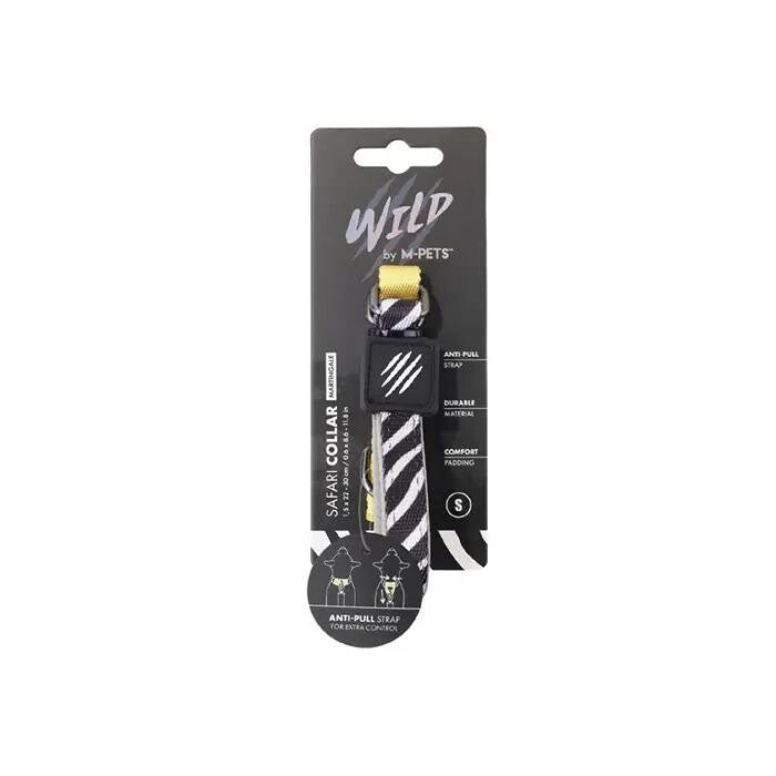 M-Pets Wild Safari Dog Collar Adjustable Animal Print Small