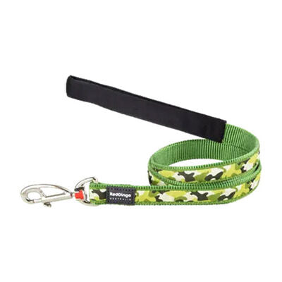 Reddingo Camo Green Dog Lead Durable Large 25mm x 1.2m