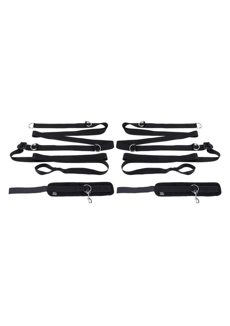 Adjustable Bed Restraint Strap System