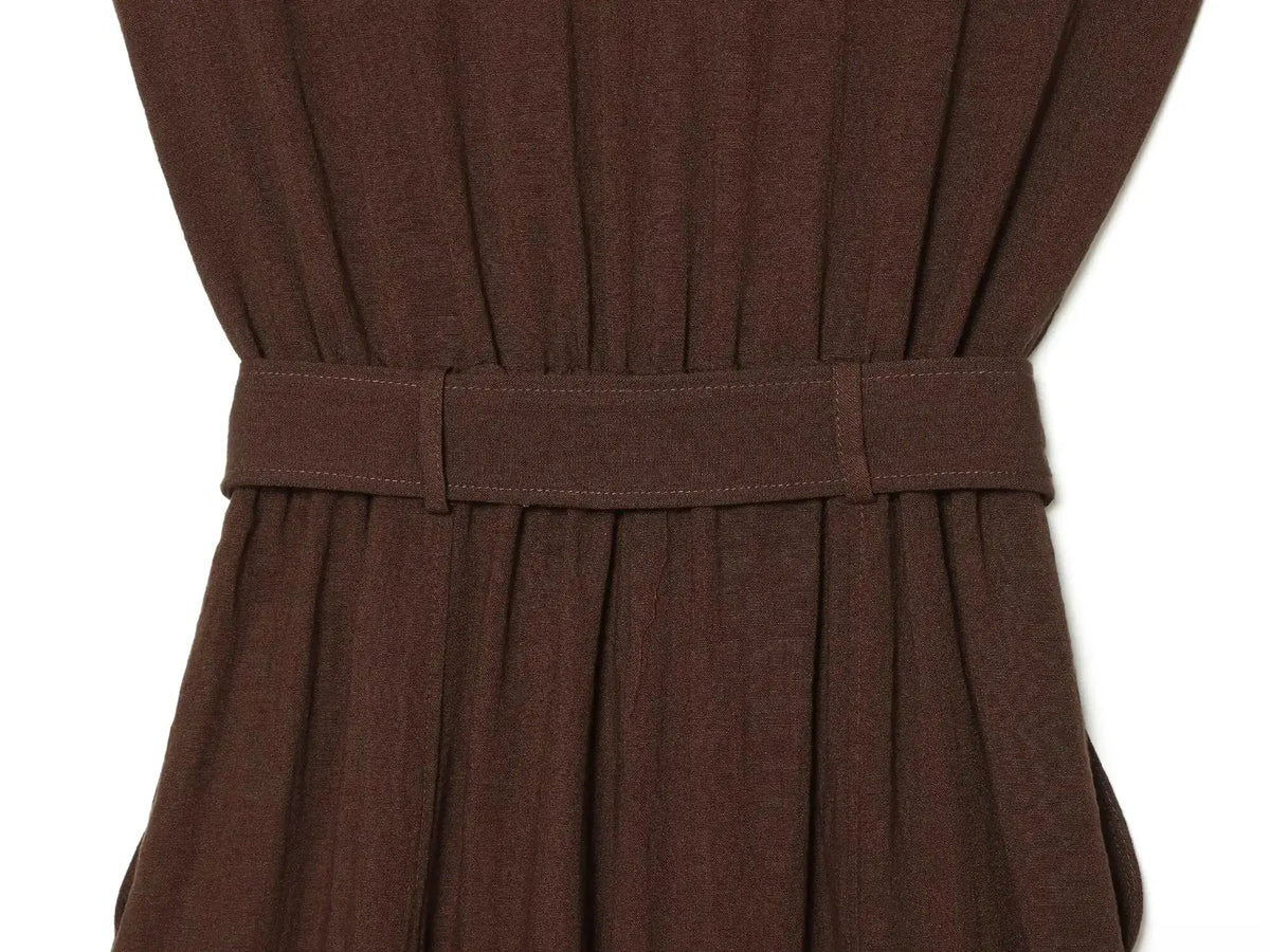 Women Long Jumpsuits 2026 Sleeveless Playsuits Elegant Solid Color Rompers Casual Stand Collar Belt Fashion Commuting Outfit by Dropshipman