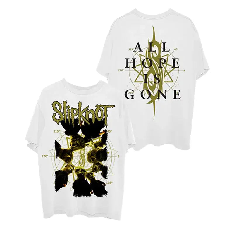 Photo SLIPKNOT Gothic Style Band T-Shirt 100% Cotton Graphic Tee Men Women Summer Streetwear Top by Dropshipman