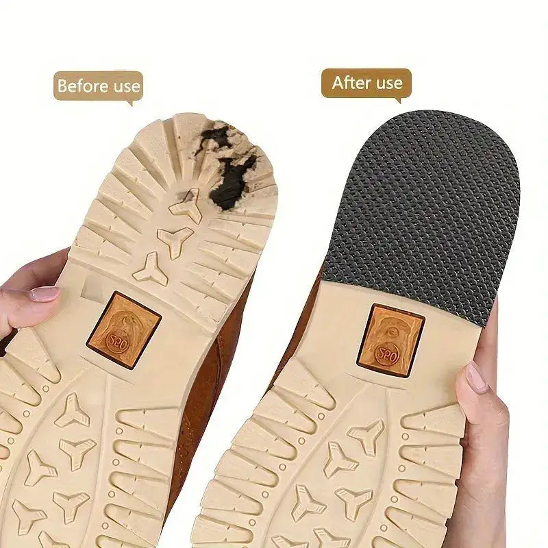 Self adhesive sole repair tape - anti slip, noise reducing protective film for high heels, sports shoes, and sandals by Dropshipman