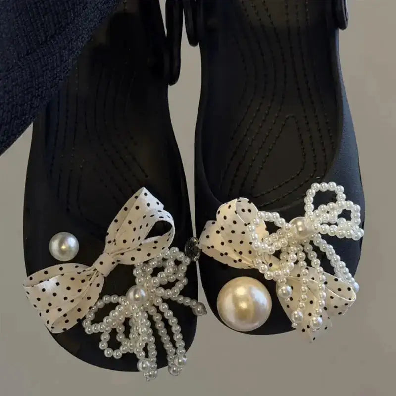 Bling Silver Rhinestone Flower Shoe Charms Metal Bead Bow & Heart Clog Charms Luxury DIY Shoe Decoration Punk Y2K Style Clog Pin by Dropshipman