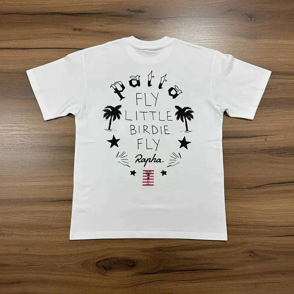 New Arrival Patta Tshirt American Street Style with Palm Tree Star Print Man Short Sleeve Tops by Dropshipman