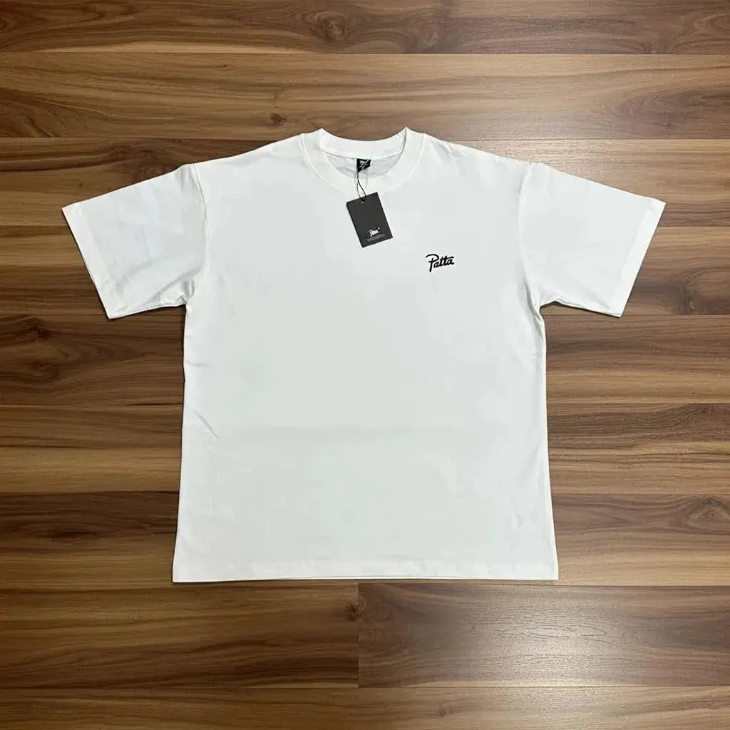 New Arrival Patta Tshirt American Street Style with Palm Tree Star Print Man Short Sleeve Tops by Dropshipman