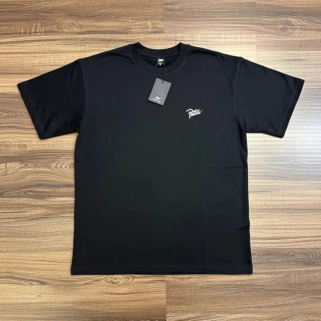 New Arrival Patta Tshirt American Street Style with Palm Tree Star Print Man Short Sleeve Tops by Dropshipman