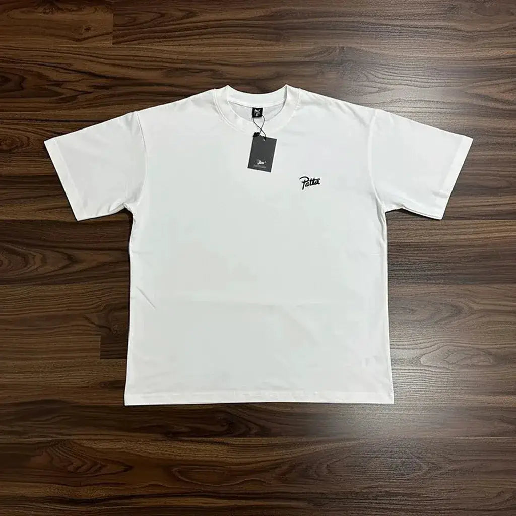 New Arrival Patta Tshirt American Street Style with Palm Tree Star Print Man Short Sleeve Tops by Dropshipman