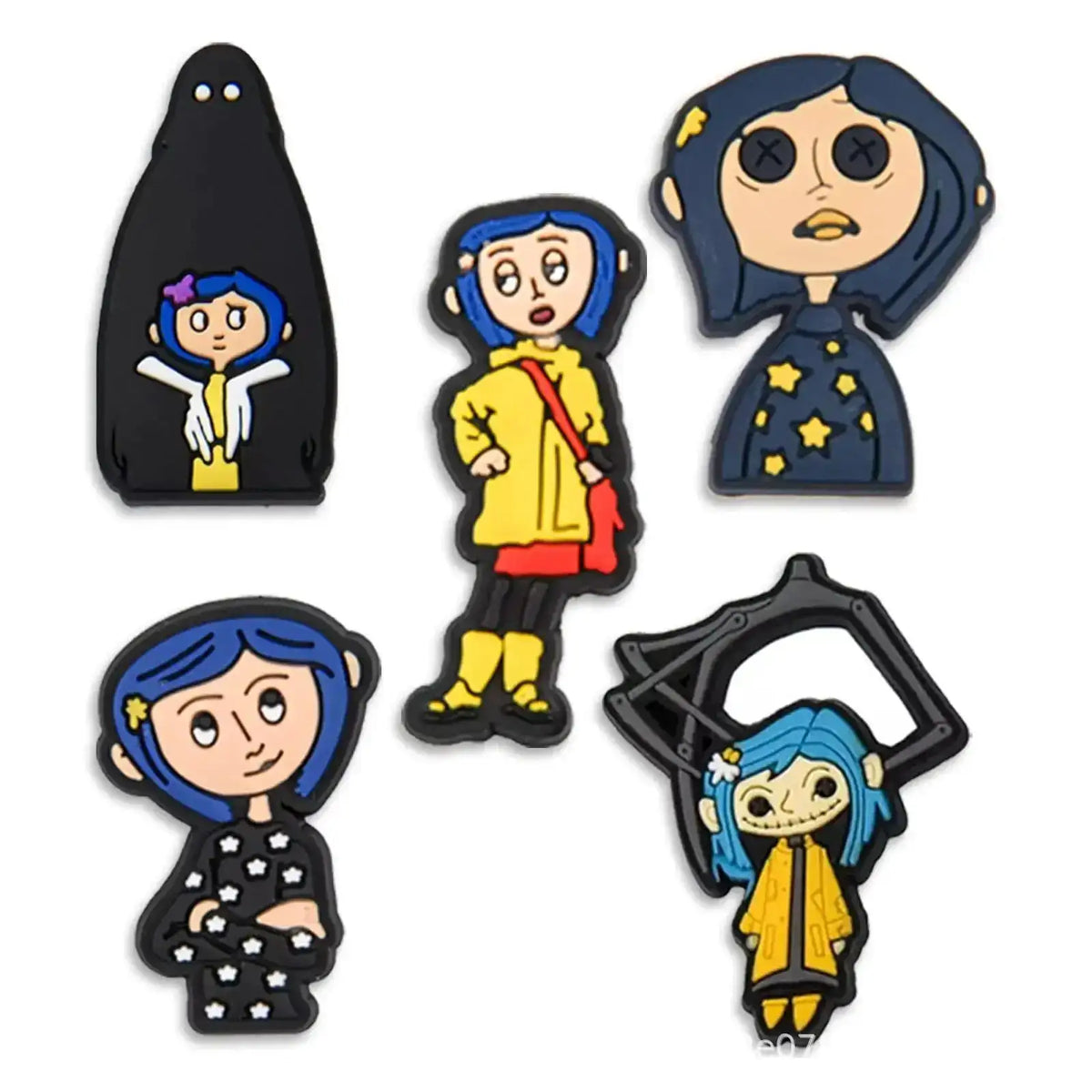 5-25pcs/SET Coraline & the Secret Door Cartoon Series for Shoe Charms Accessories DIY Decoration for Classic Clog Kids Gifts by Dropshipman