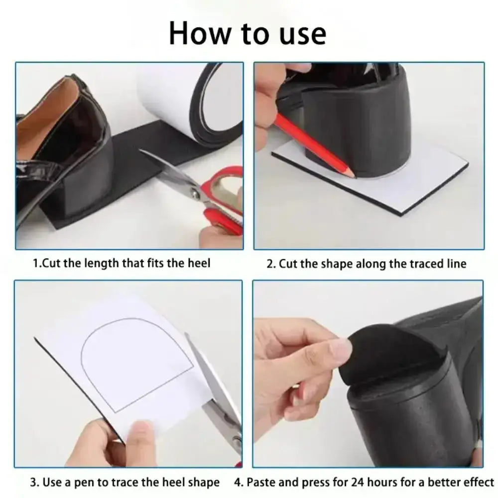 Durable Elastic Sole Anti Slip Sticker Repair Wearable Shoe Sole Protectors Self Adhesive Shoe Mute Cushion Shoe Bottom Pads by Dropshipman
