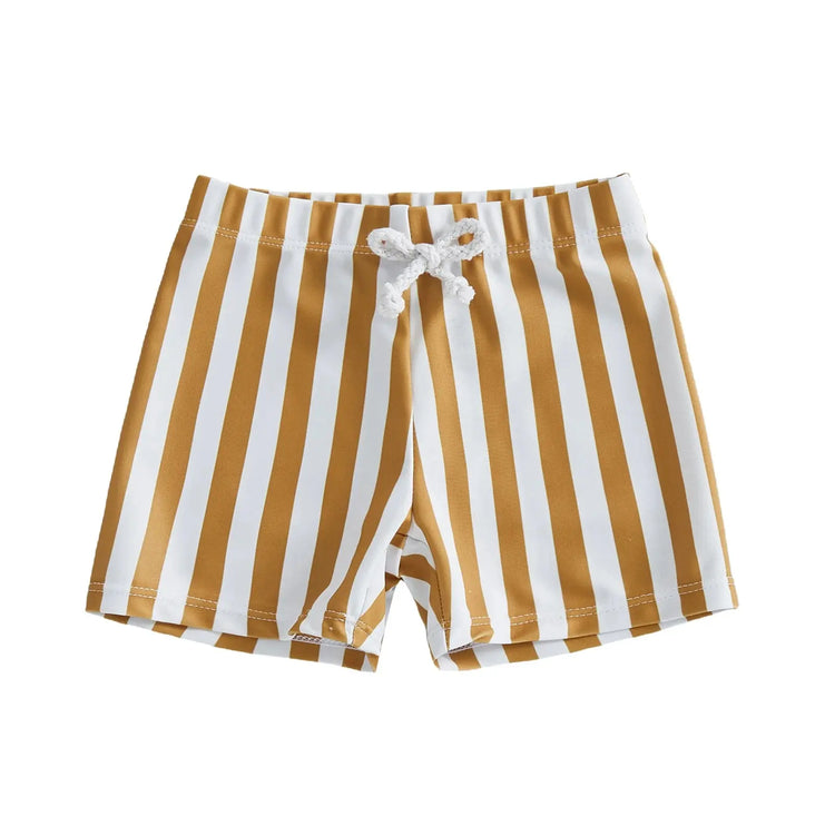 Citgeett Summer Kids Baby Boys Swim Trunks Stripes Print Elastic Waist Beach Shorts Shorts Clothes SHOPEZRA L.L.C.