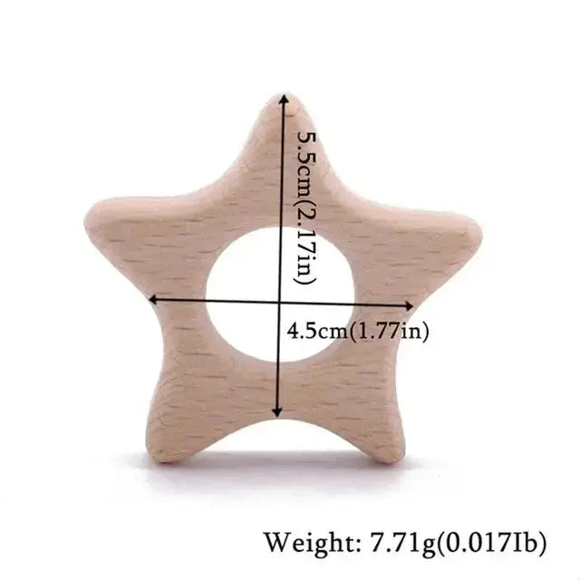 1pc Baby Teether Wooden Animal Pacifier Pendant BPA Free Beech Koala Rodent Teething Toys Kids Products Gifts by Dropshipman