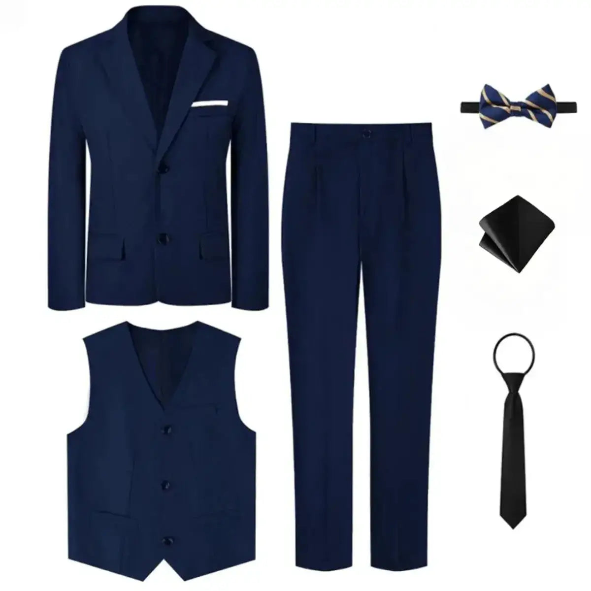 Suits for Boys Kids Wedding Easter Church Tuxedo Teenager School Performance Piano Outfit Set Children Birthday Formal Clothes by Dropshipman