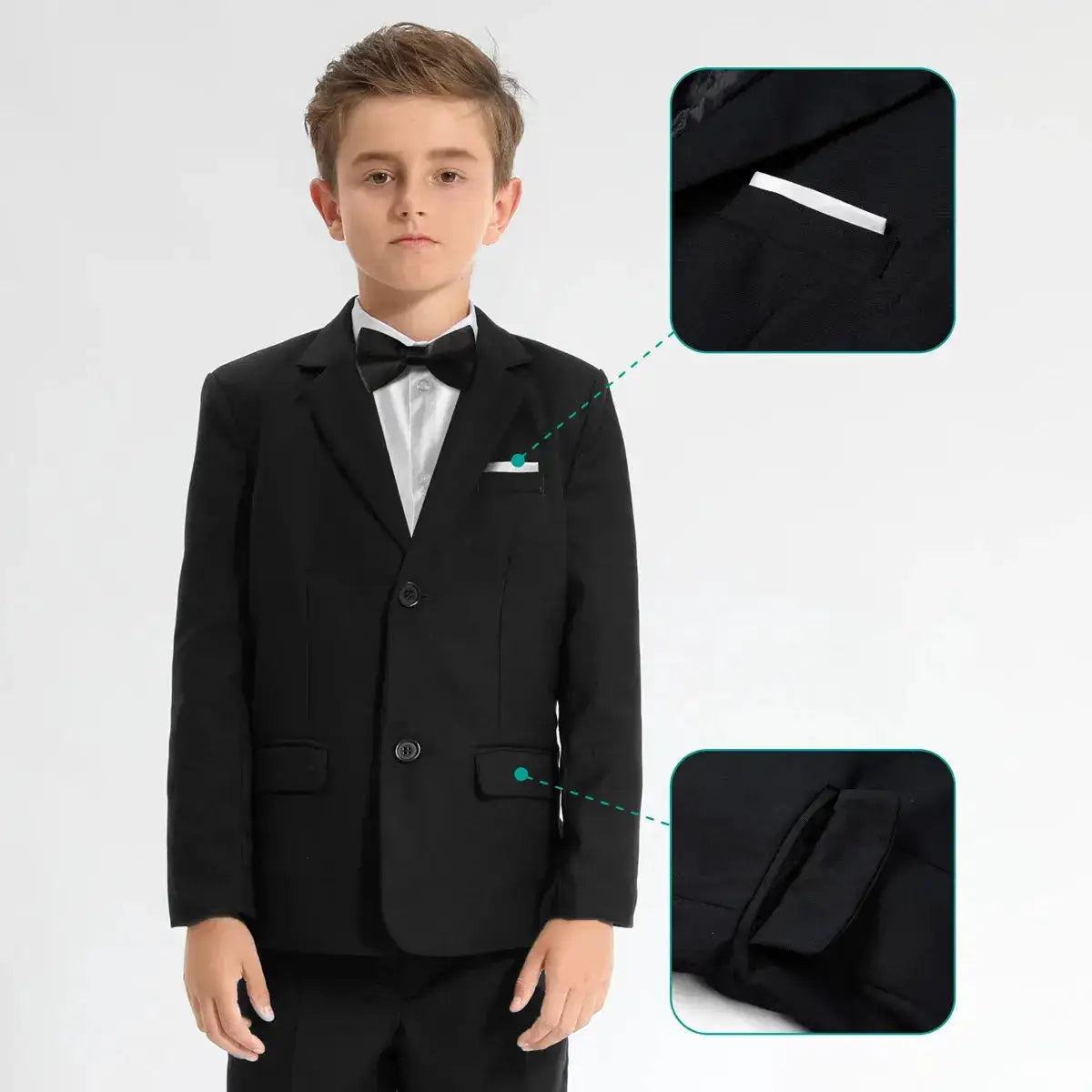 Suits for Boys Kids Wedding Easter Church Tuxedo Teenager School Performance Piano Outfit Set Children Birthday Formal Clothes by Dropshipman
