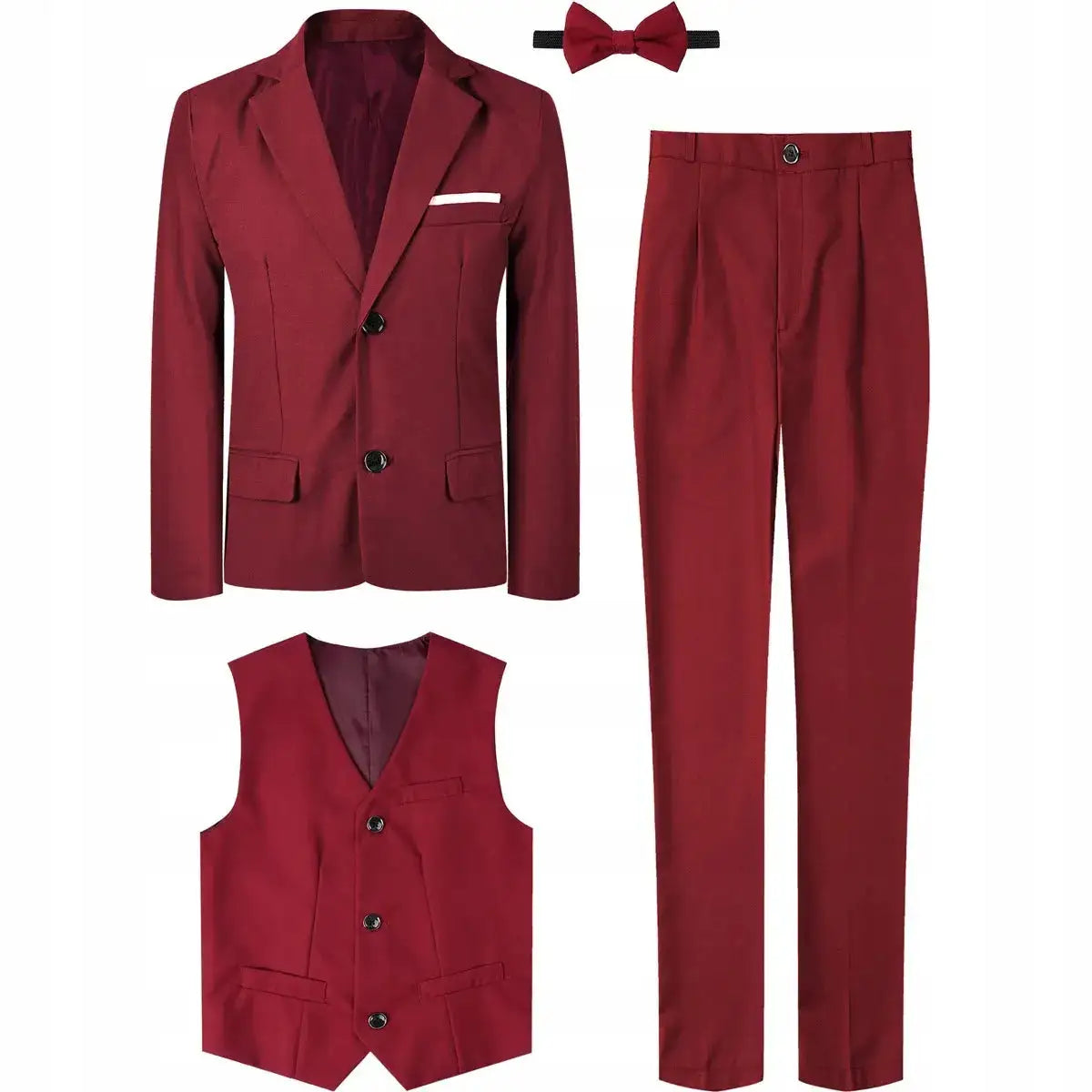 Suits for Boys Kids Wedding Easter Church Tuxedo Teenager School Performance Piano Outfit Set Children Birthday Formal Clothes by Dropshipman