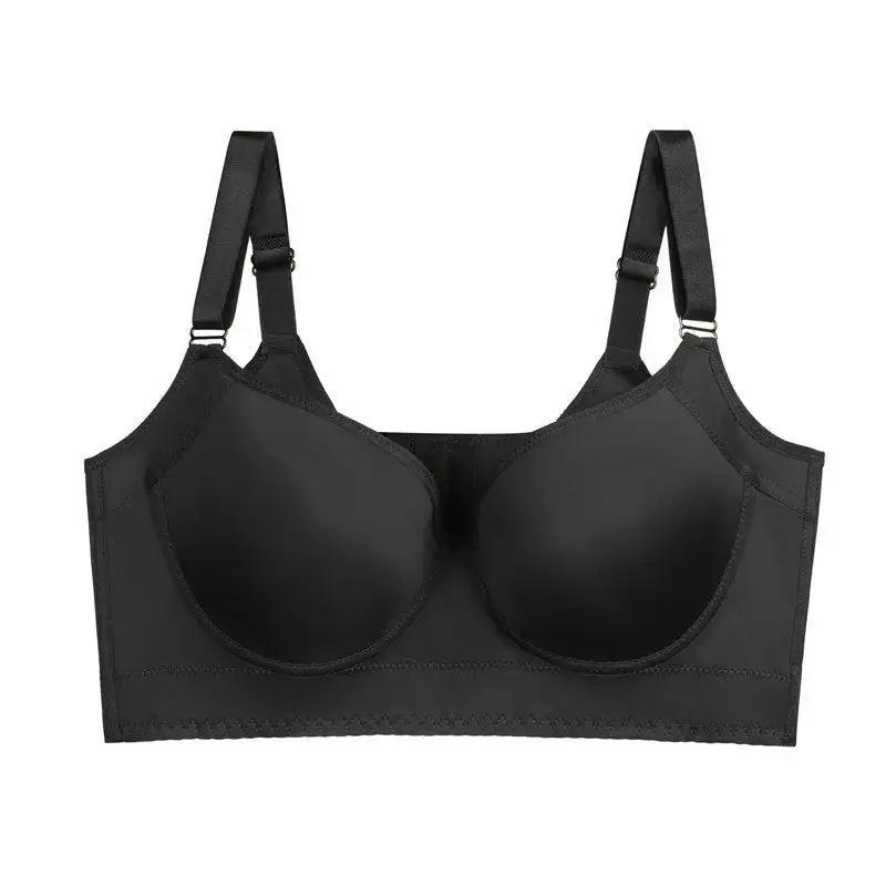 Cross-Border Popular Large Size Underwear, Feminine Push-Up Amazon European and American Large Breast Underwear, Full Cup Large Size Bra by Dropshipman