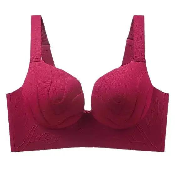 Cross-Border Large Size Seamless Underwear for Women with Large Breasts, Push-Up, Secondary Breast Reduction, Anti-Sagging, Expansion, Soft Support Bra by Dropshipman
