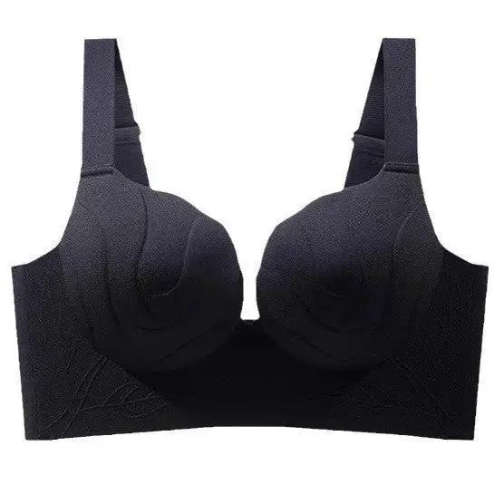 Cross-Border Large Size Seamless Underwear for Women with Large Breasts, Push-Up, Secondary Breast Reduction, Anti-Sagging, Expansion, Soft Support Bra by Dropshipman