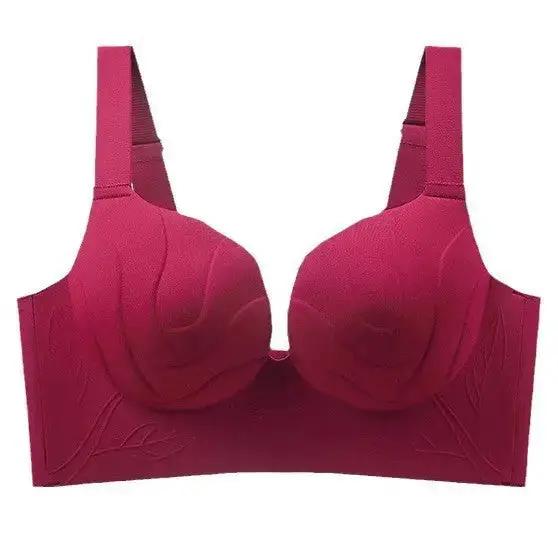 Cross-Border Large Size Seamless Underwear for Women with Large Breasts, Push-Up, Secondary Breast Reduction, Anti-Sagging, Expansion, Soft Support Bra by Dropshipman