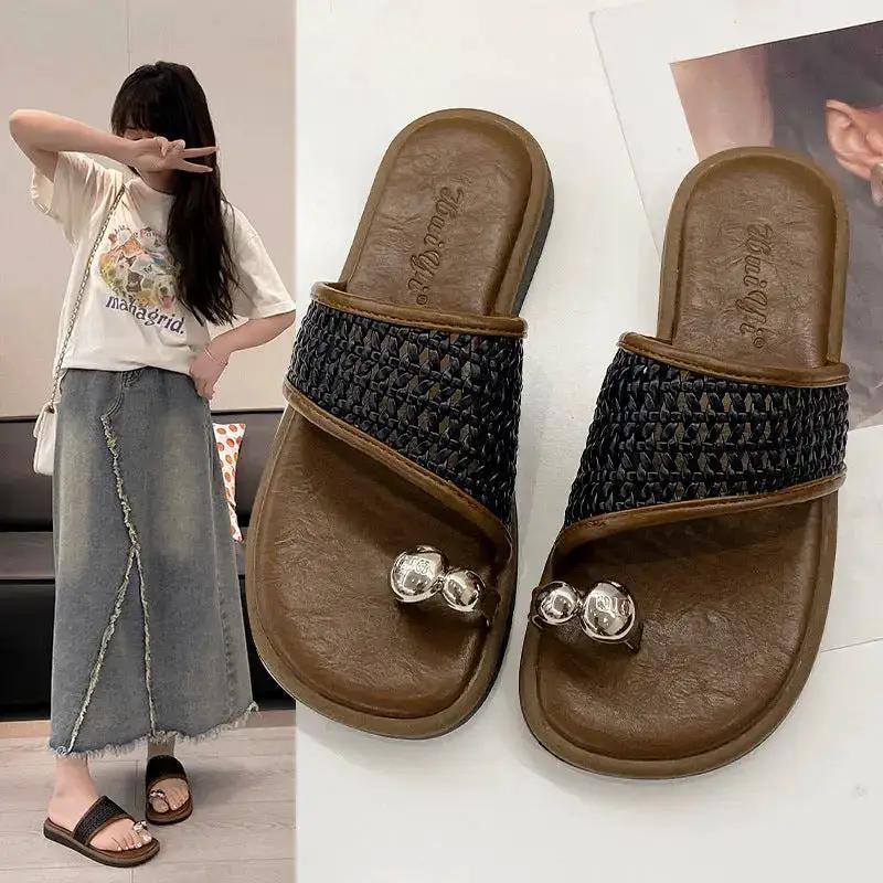 Niche Thong Toe Sandals for Women&