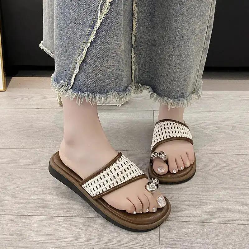 Niche Thong Toe Sandals for Women&