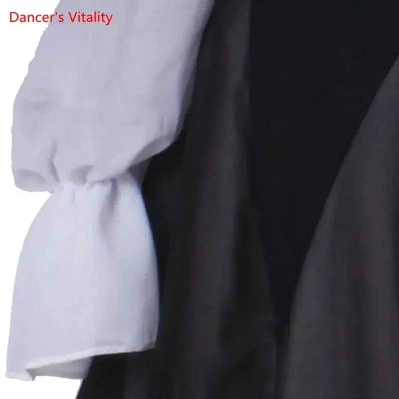 Modern Dance Dress Stand-Up Collar Mesh Sleeve Long Skirt Performance Clothing High-End Custom Child Woman Competition Clothes by Dropshipman