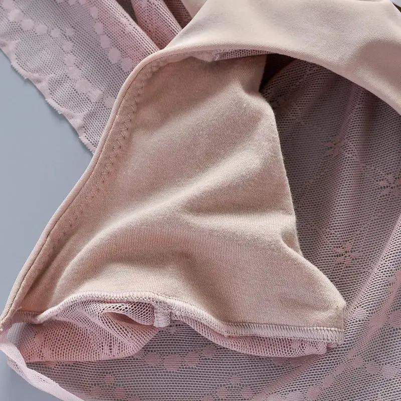 Seamless Mid-Waist Tummy Control Pants, Tight-Fitting Postpartum Breathable Butt-Lifting Underwear, Tummy Shaping, Summer Thin Buttocks by Dropshipman