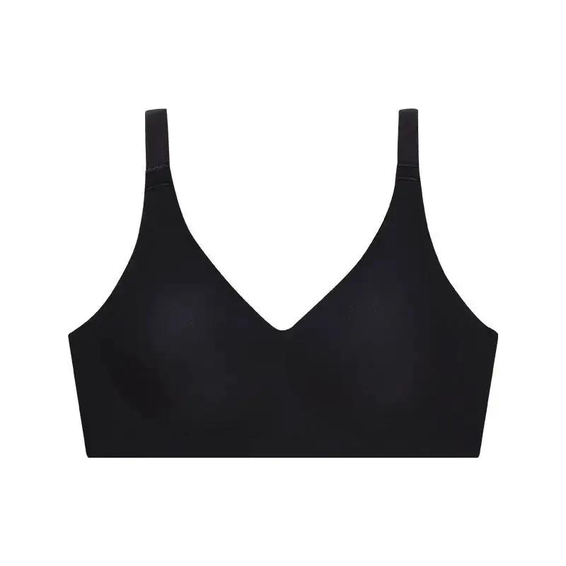 Modal Seamless Underwear for Women, Large Size, No Steel Ring, Push-Up Bra, Anti-Slip, Breathable, Lightweight, Seamless, Anti-Sagging by Dropshipman