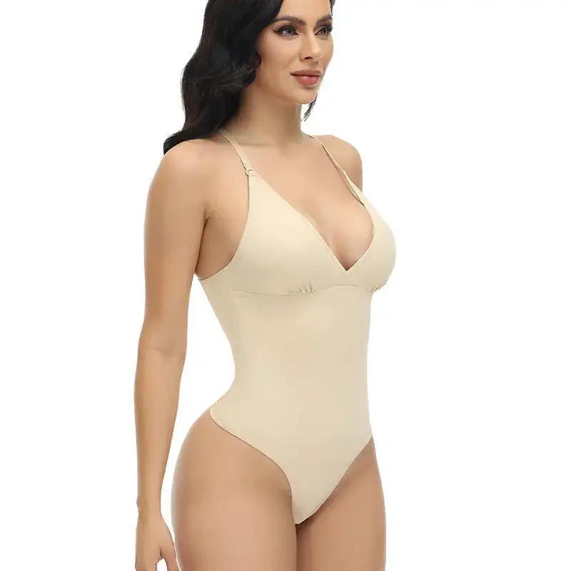 Cross-Border New Product European and American Plus-Size Shapewear Bodysuit Tummy Control Waist Cincher Body Shaping Underwear Elastic Tight-Fitting Garment by Dropshipman