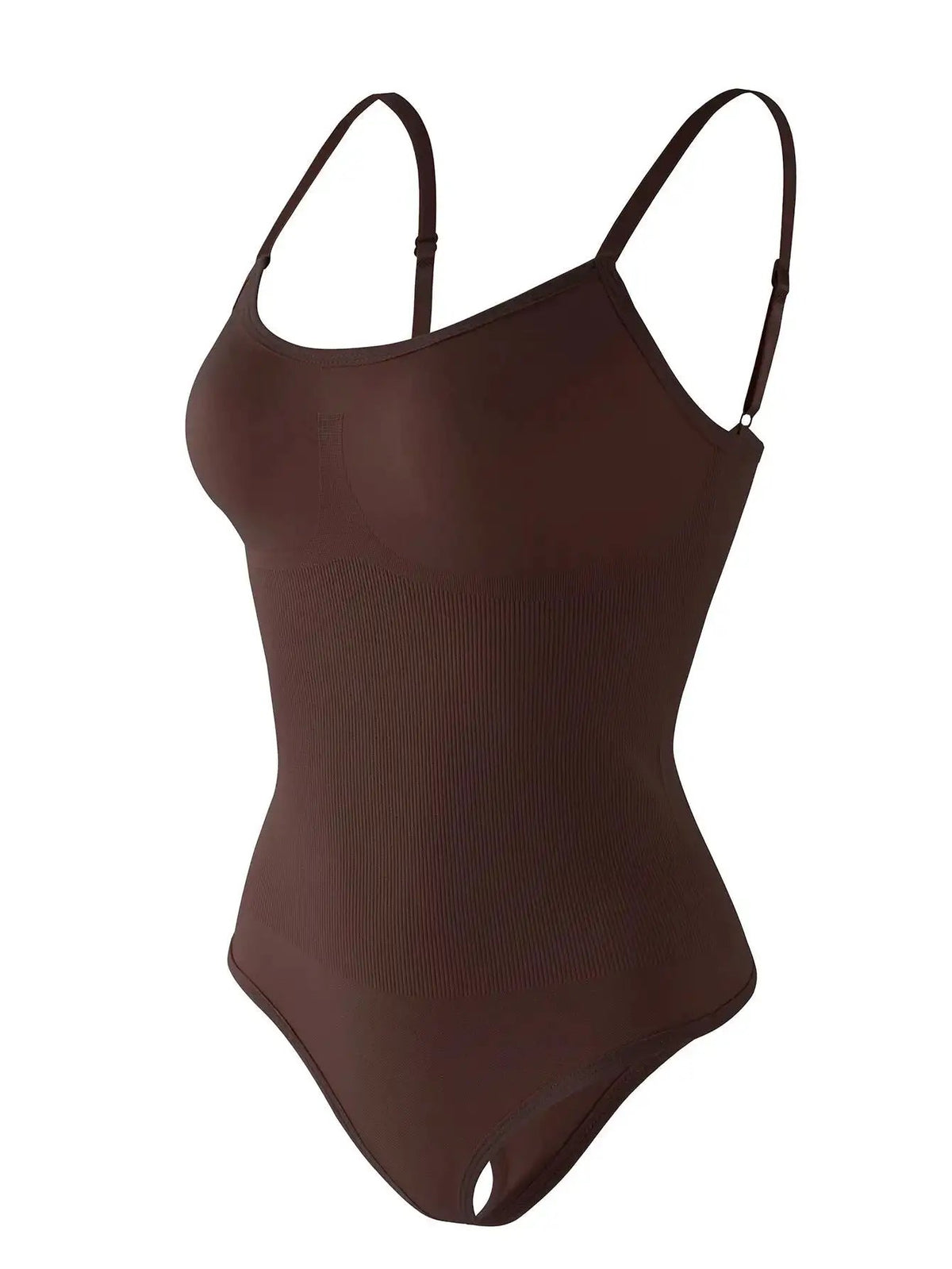 Cross-Border Seamless Shapewear Thong Style Buttoned Open-Crotch Camisole Tummy Control Body Shaper Butt-Lifting Shapewear Bodysuit by Dropshipman