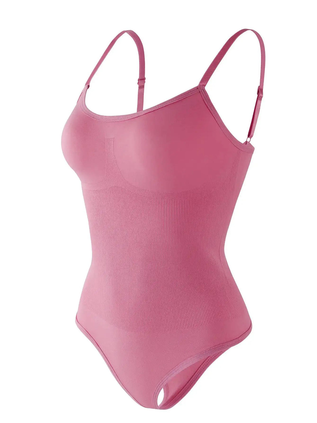 Cross-Border Seamless Shapewear Thong Style Buttoned Open-Crotch Camisole Tummy Control Body Shaper Butt-Lifting Shapewear Bodysuit by Dropshipman