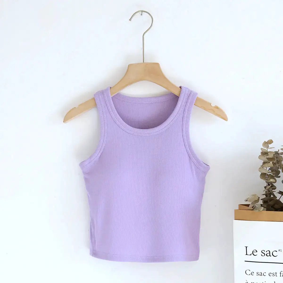 Short vest with chest pad women&