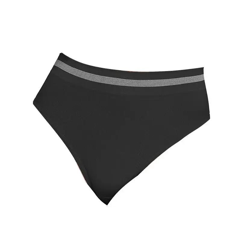 Underwear women seamless high waist belly hip elastic comfortable breathable seamless sports student briefs cross-border wholesale by Dropshipman